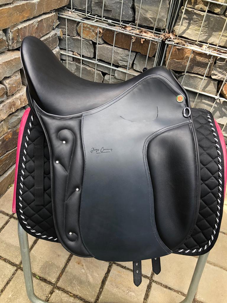 Jorge Canaves Pradera 17,5" Schwarz Dressursattel [NEU]