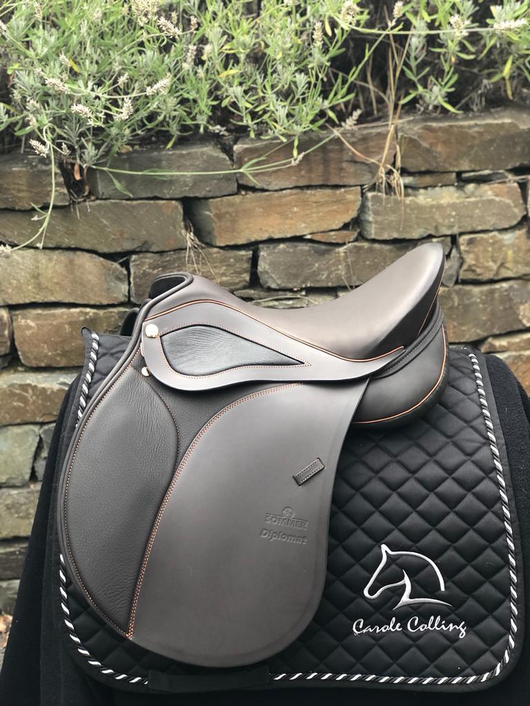 Sommer Diplomat VS 17" Mocca/Schwarz Vielseitigkeitssattel [NEU]