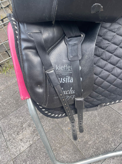 Kieffer Lusitano Exclusiv DP 17" schwarz Dressursattel, Pferdesattel Shop