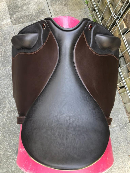 Sommer Remos X-Cross DS 17,5" Mocca Dressursattel [NEU] - Pferdesattel Shop
