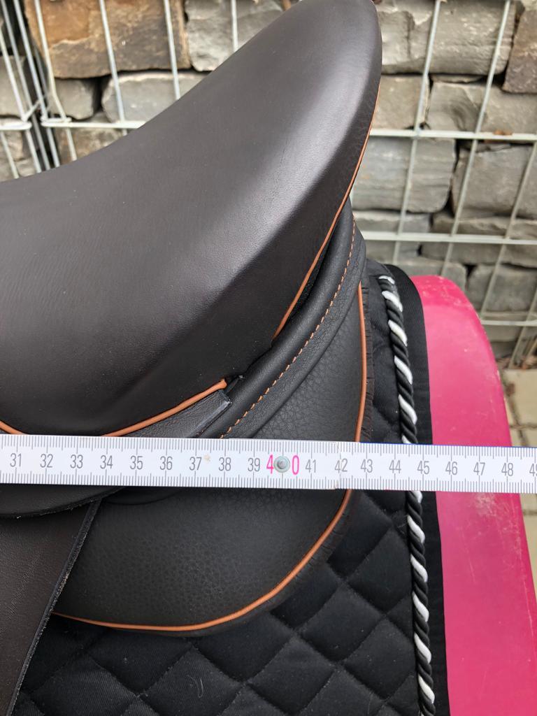 Sommer Diplomat VS 17" Mocca/Schwarz Vielseitigkeitssattel [NEU] - Pferdesattel Shop
