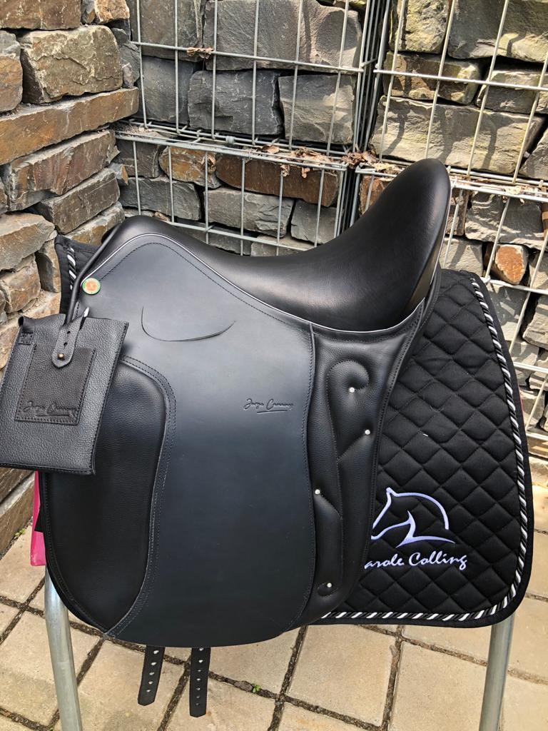 Jorge Canaves Pradera 17,5" Schwarz Dressursattel [NEU]