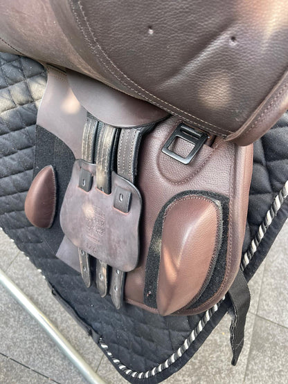 Jorge Canavas Saphir Neo 17,5" chocolate Springsattel [NEU], Pferdesattel Shop