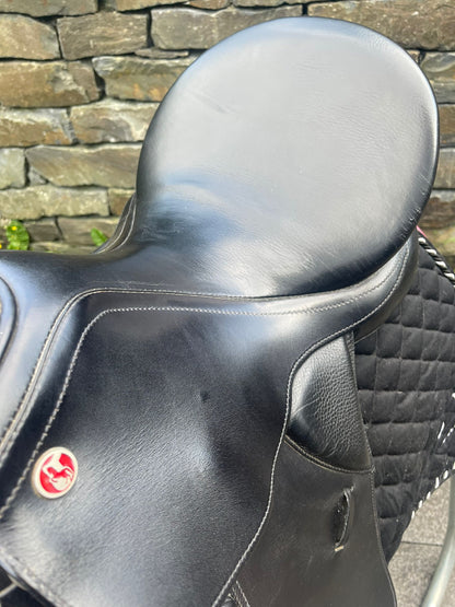 Kieffer Lusitano Exclusiv DP 17" schwarz Dressursattel, Pferdesattel Shop