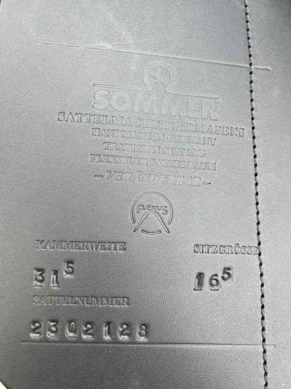 Sommer Jana schwarz 16,5" Dressursattel [NEU] - Pferdesattel Shop