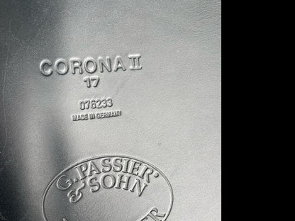 Passier Corona ll, Dressursattel, schwarz, 17" - Pferdesattel Shop