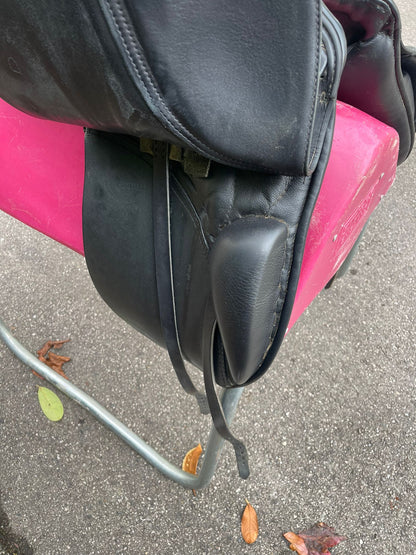 Ferdi Weischenberg 18,5" schwarz Dressursattel, Pferdesattel Shop