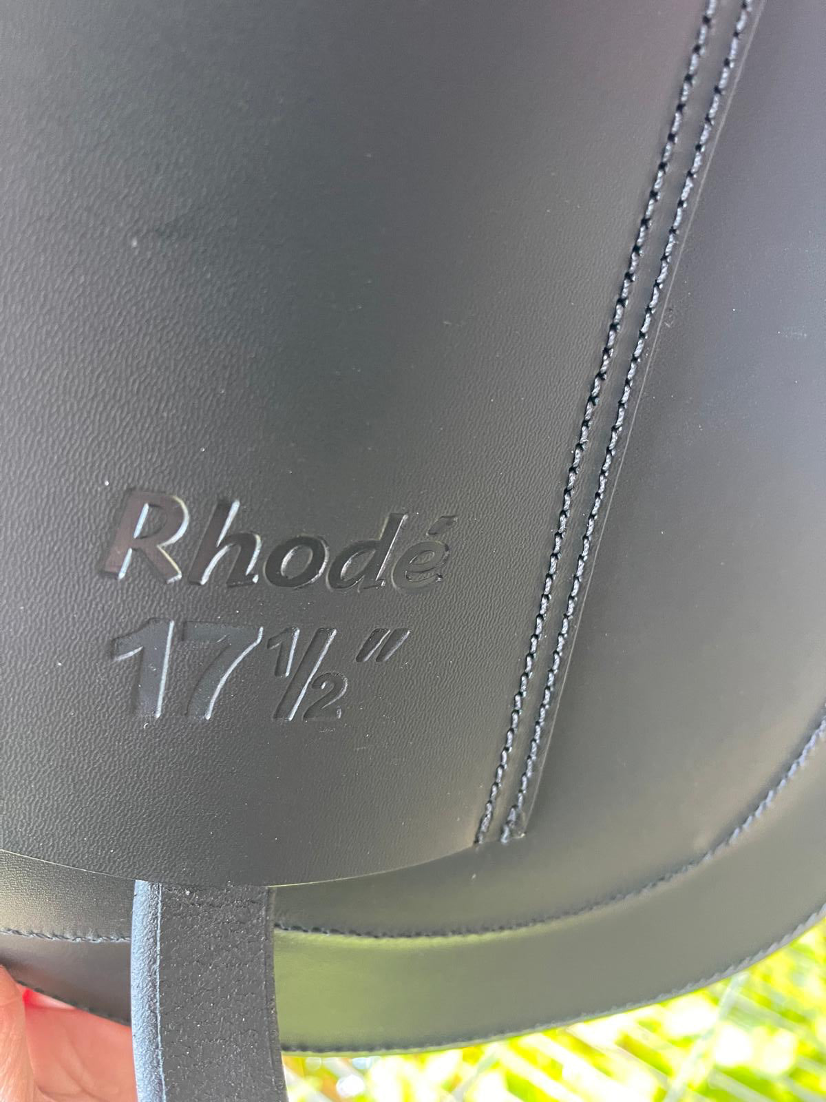 Kentaur Rhodé 17,5" schwarz Lack Dressursattel  [NEU], Pferdesattel Shop