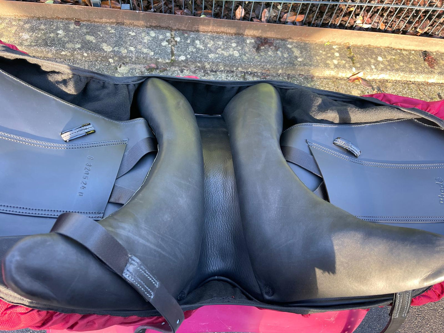 Kentaur Rhodé 17,5" schwarz Lack Dressursattel  [NEU]