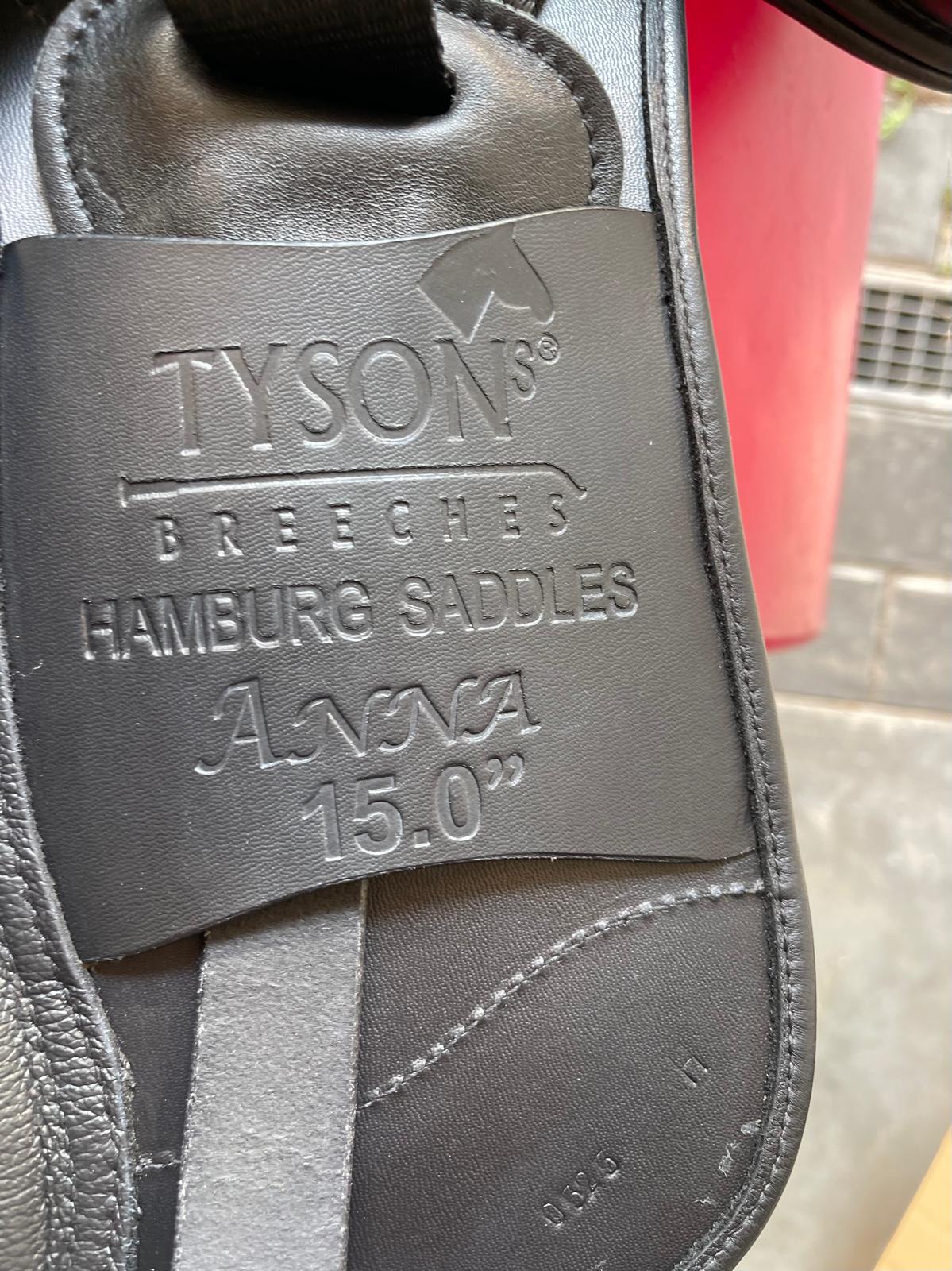 Tysons Breeches Dressursattel Anna Silver 15" , Pferdesattel Shop