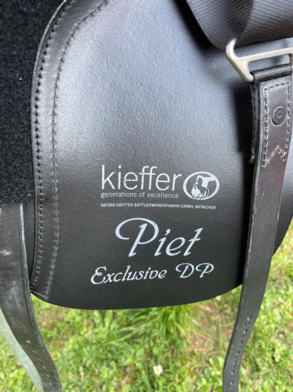 Kieffer Piet 17" schwarz Dressursattel [NEU], Pferdesattel Shop