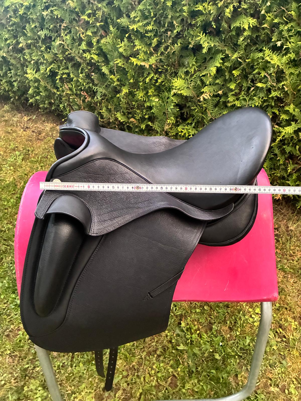 Sommer Novalis  "Kroko Lack"  17,5" schwarz [NEU],Pferdesattel Shop