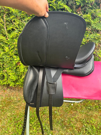 Sommer Opus Dressur 17,5" Performance Kissen schwarz [NEU], Pferdesattel Shop