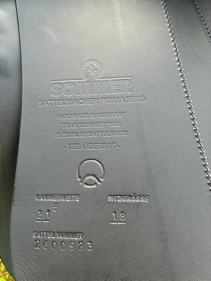 Sommer Passion DS Galaxy 999 schwarz 18" [NEU], Pferdesattel Shop
