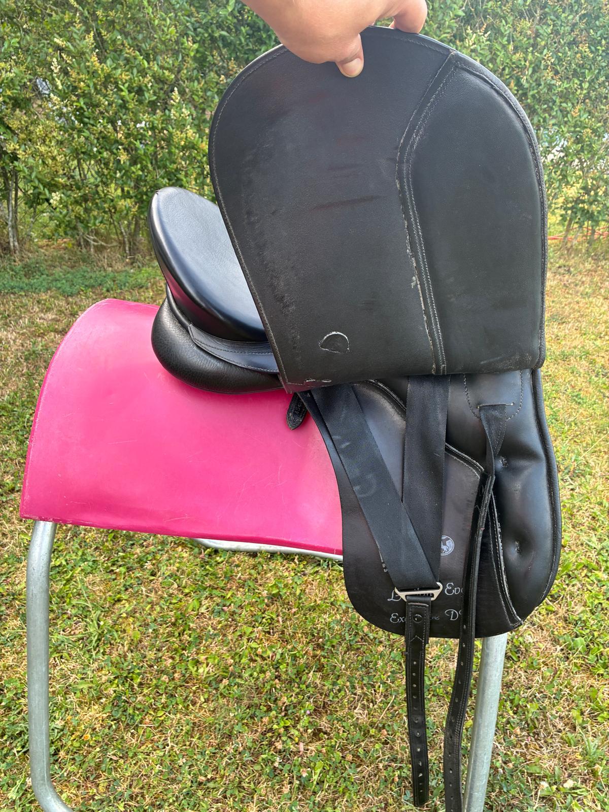 Kieffer Lusitano Evo  17" schwarz Dressursattel, Pferdesattel Shop