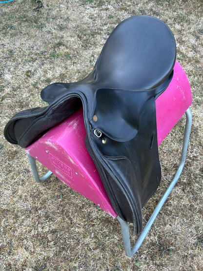 Biemann Riding Bach Dressursattel 17,5" schwarz, Pferdesattel Shop