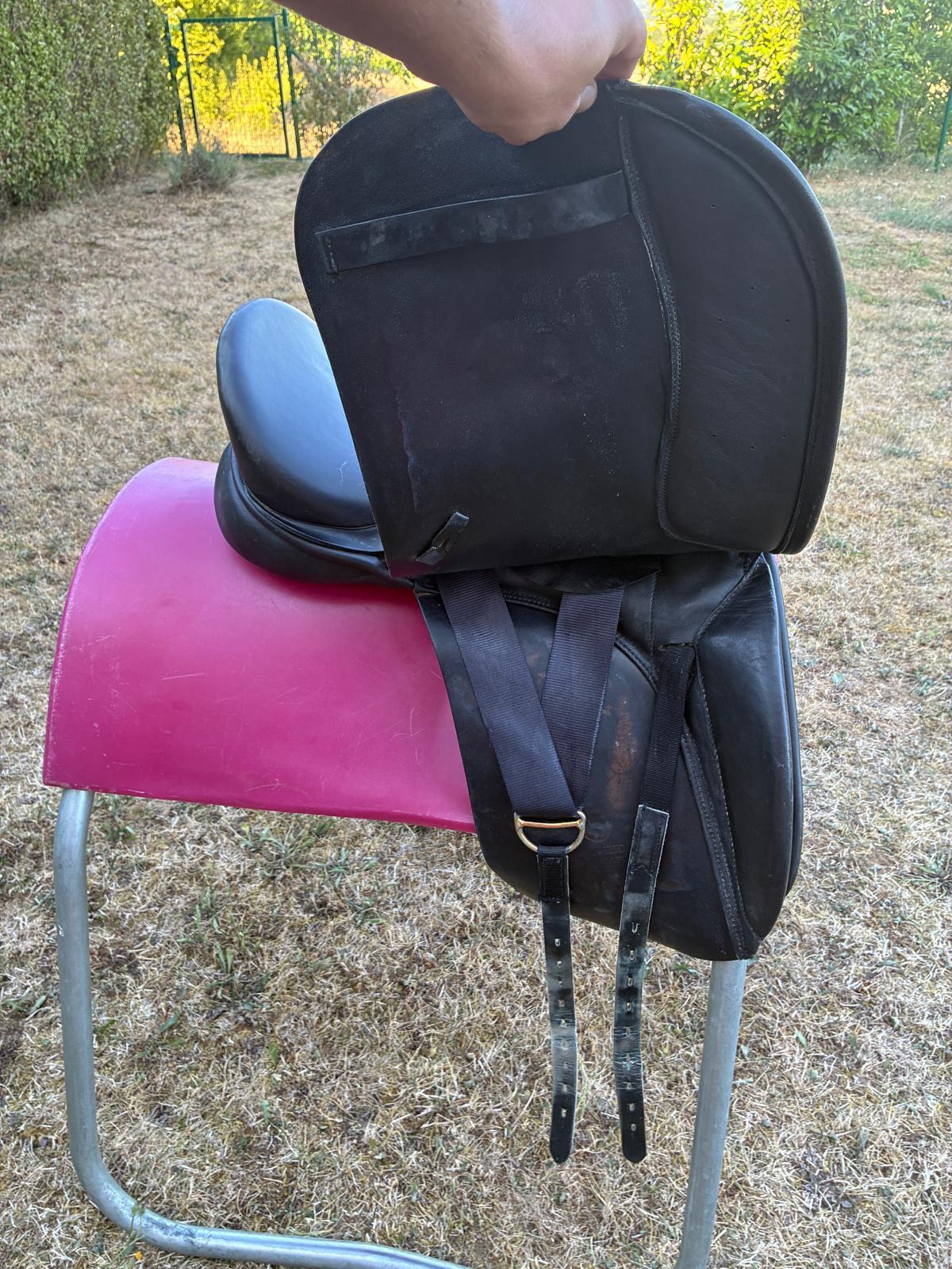 Biemann Riding Bach Dressursattel 17,5" schwarz, Pferdesattel Shop