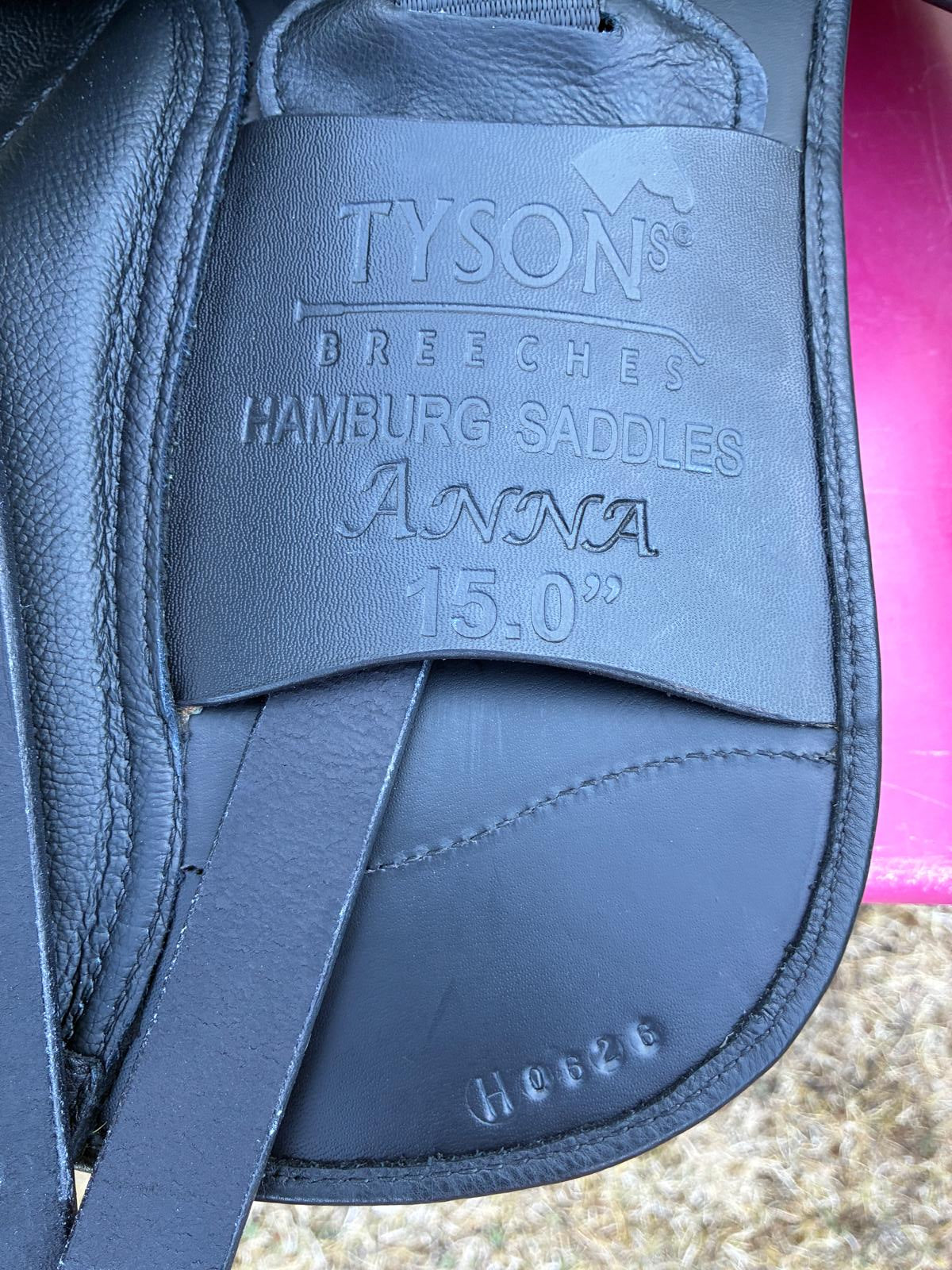 Tysons Breeches Dressursattel Anna Silver Glitzer  15" [NEU], Pferdesattel Shop