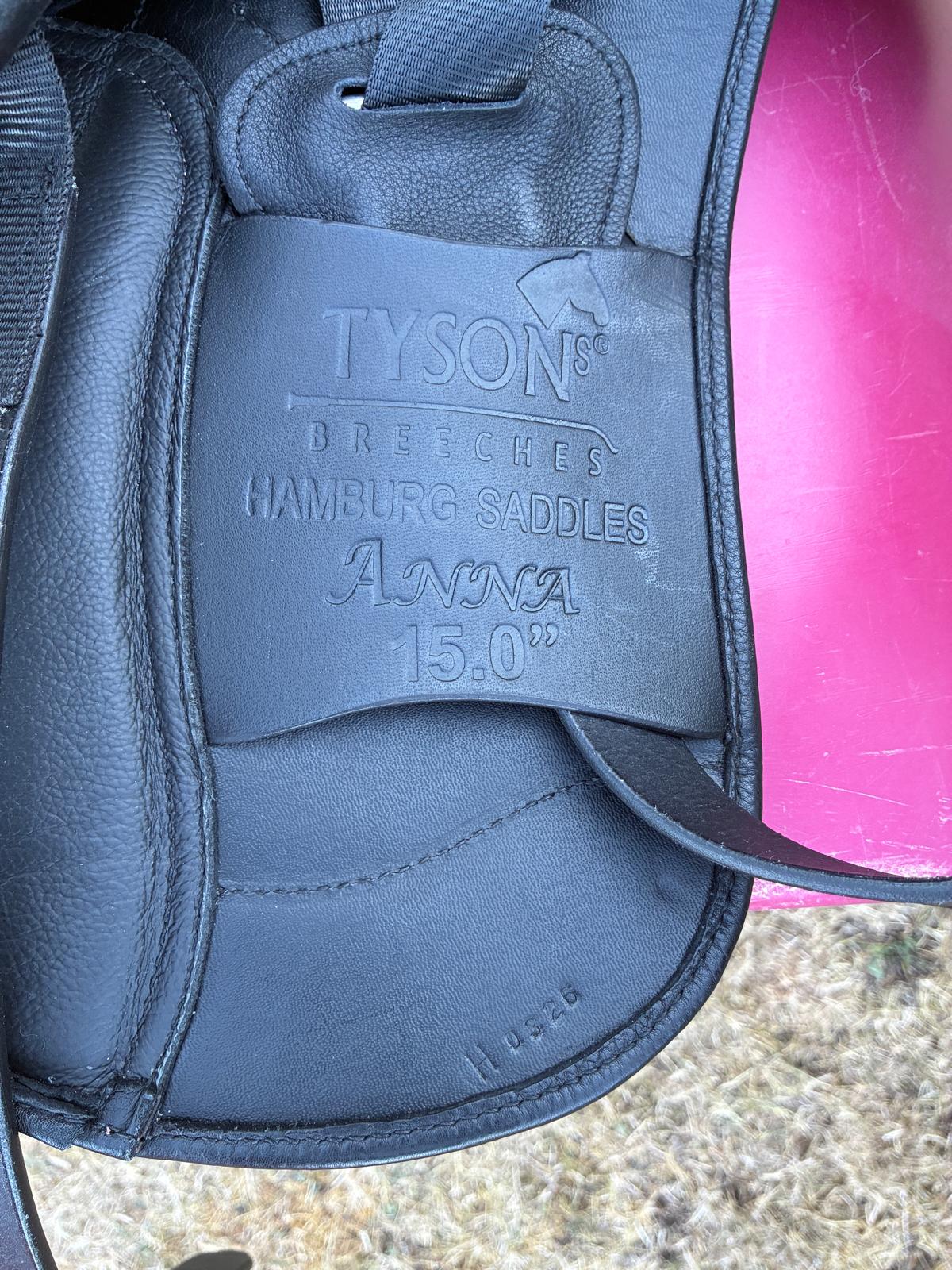 Tysons Breeches Dressursattel Anna Roségold 15" [NEU], Pferdesattel Shop
