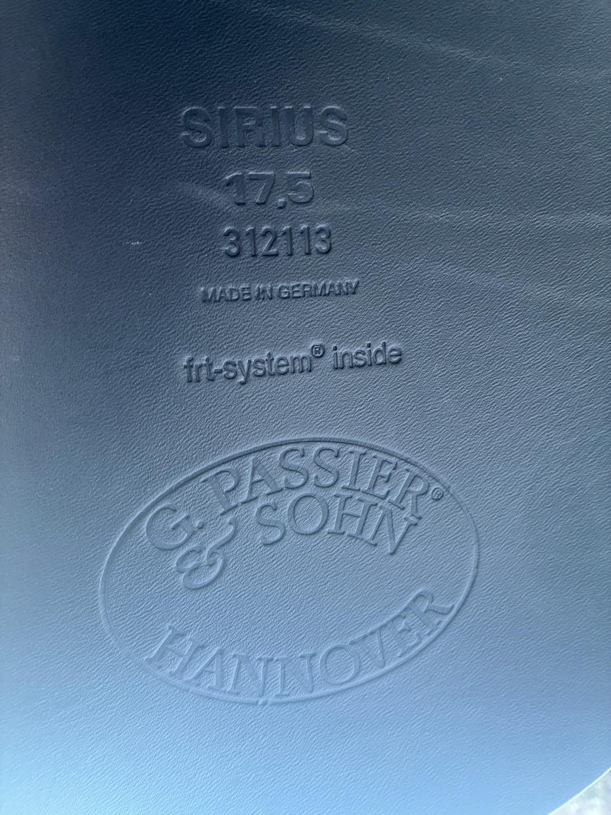 Passier Sirius Dressursattel schwarz  17,5" [NEU], Pferdesattel Shop