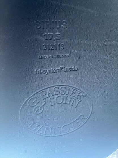 Passier Sirius Dressursattel schwarz  17,5" [NEU], Pferdesattel Shop