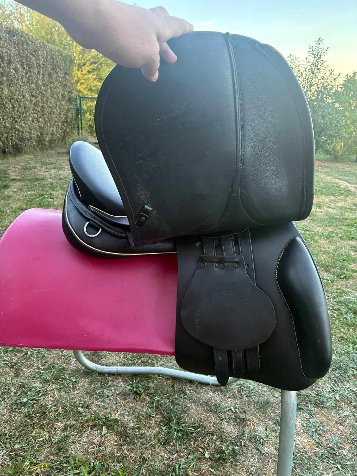 Sommer Diplomat DS  17,5" schwarz Dressursattel, Pferdesattel Shop
