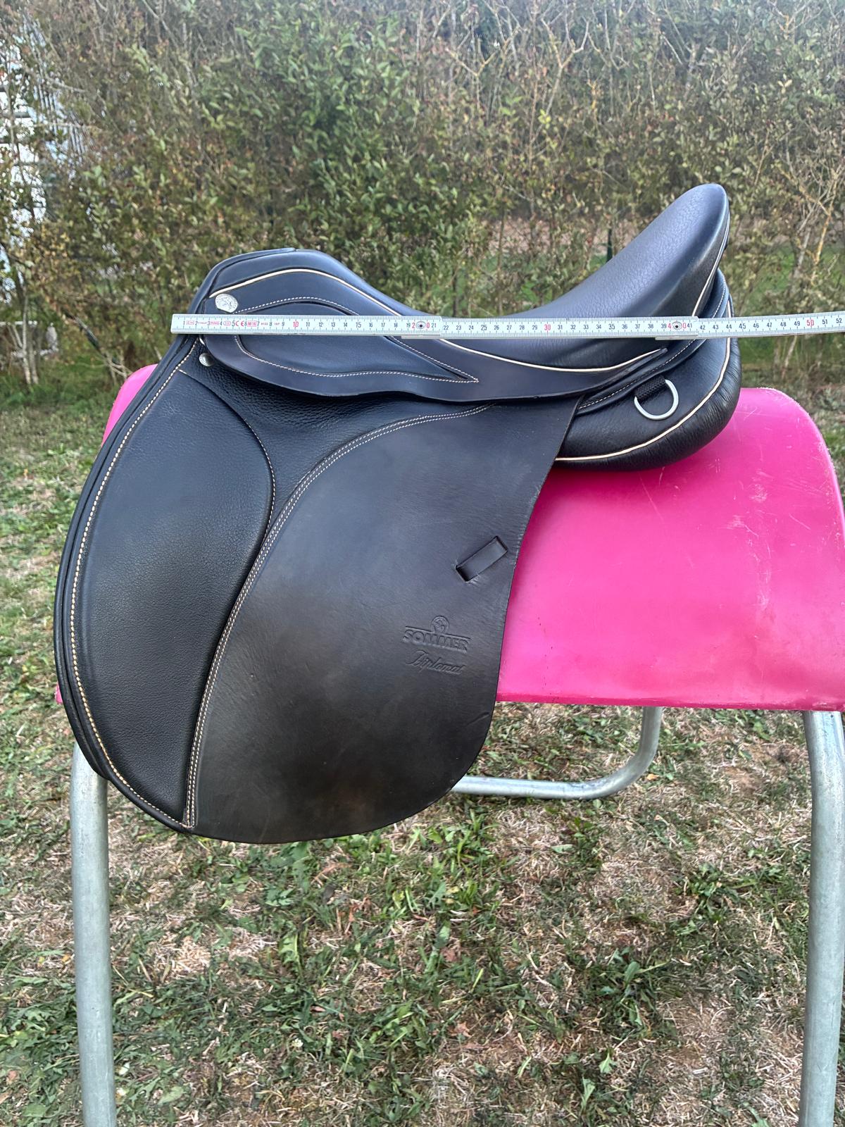 Sommer Diplomat DS  17,5" schwarz Dressursattel, Pferdesattel Shop
