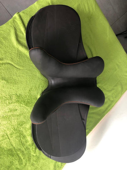 Sommer Diplomat VS 17" Mocca/Schwarz Vielseitigkeitssattel [NEU] - Pferdesattel Shop
