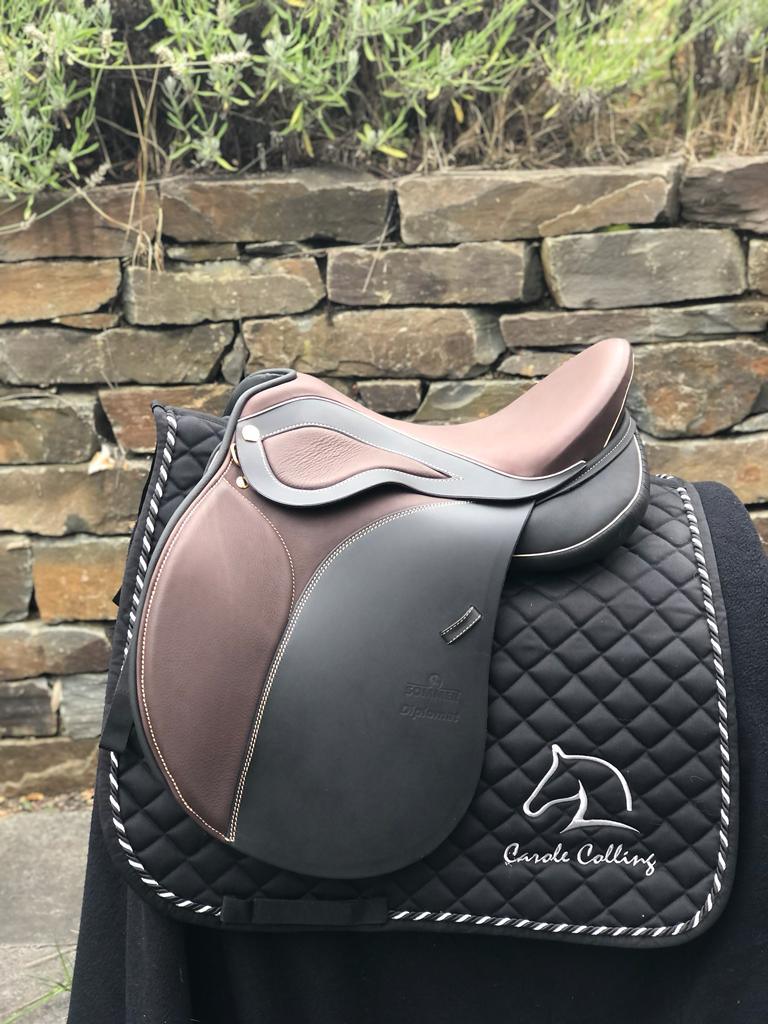Sommer Diplomat VS 17" Schwarz Vielseitigkeitssattel [NEU] - Pferdesattel Shop
