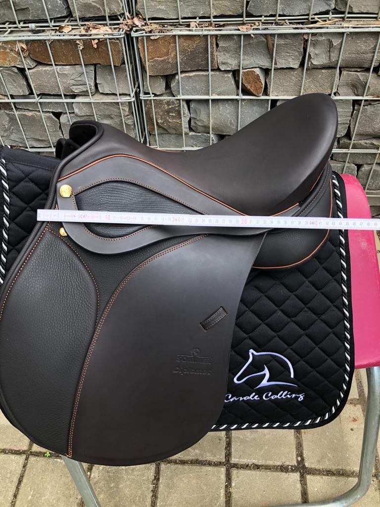 Sommer Diplomat VS 17" Mocca/Schwarz Vielseitigkeitssattel [NEU] - Pferdesattel Shop